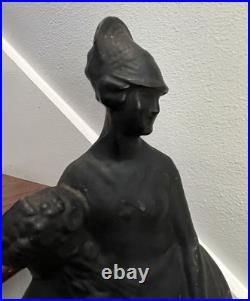 15 ANTIQUE VINTAGE c. 1910 MARY QUITE CONTRARY GARDEN LADY DOORSTOP