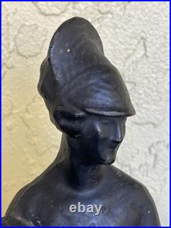 15 ANTIQUE VINTAGE c. 1910 MARY QUITE CONTRARY GARDEN LADY DOORSTOP