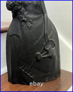 15 ANTIQUE VINTAGE c. 1910 MARY QUITE CONTRARY GARDEN LADY DOORSTOP