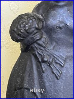 15 ANTIQUE VINTAGE c. 1910 MARY QUITE CONTRARY GARDEN LADY DOORSTOP