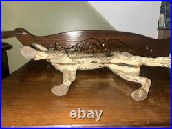 16 Rare Hubley Borzoi Wolfhound Cast Iron Dog Doorstop Statue Art Sculpture