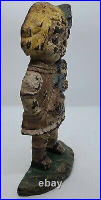 1920's HUBLEY # 75 Dolly Dimple Toy Doll Statue Cast Iron Doorstop G. G. Drayton