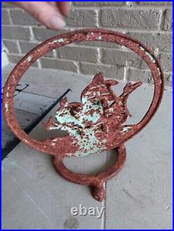1920s CAST IRON TOWER ADVENTURER SHIP NAUTICAL Door Stop Extremely Rare 17 1/2 1920s CAST IRON TOWER ADVENTURER SHIP NAUTICAL Door Stop Extremely Rare 17 1/2