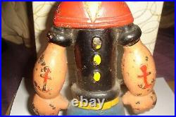 1929 Rare Hubley Cast Iron Popeye Doorstop By King Features Syndicate