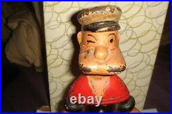 1929 Rare Hubley Cast Iron Popeye Doorstop By King Features Syndicate