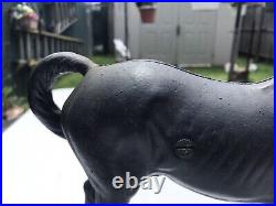 1930's HUBLEY Cast Iron Black Beauty Throughbred Horse Original Paint A-1 1930's HUBLEY Cast Iron Black Beauty Throughbred Horse Original Paint A-1
