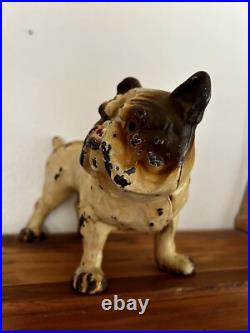 1930's Hubley / BULLDOG Standing Cast Iron Doorstop 220 Original Paint