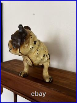 1930's Hubley / BULLDOG Standing Cast Iron Doorstop 220 Original Paint