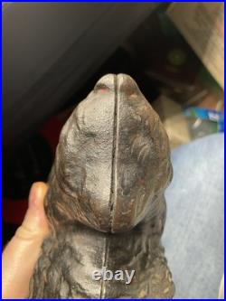 1930s Hubley Cast Iron Scottie Dog Scottish Terrier Figural Door Stop Patina