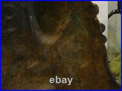 19th Century Victorian Cast Iron Lion Doorstop Large 27 Wide Heavy