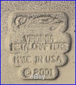 2001 Virginia Metalcrafters Williamsburg Pineapple Porter Doorstop Cast Iron USA