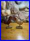 2_Two_Cast_Iron_Doorstop_Roosters_Very_Heavy_Primitive_Vintage_01_rzc