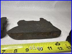 2 Vintage Porgy Charleston SC Cast Iron Doorstop Mule with Rider In Cart MINT B14