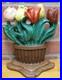 ALBANY_FOUNDRY_TULIPS_Antique_Cast_Iron_Flowers_Doorstop_Decorative_Art_Statue_01_ffr