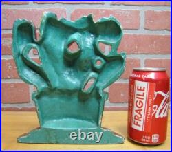 ALBANY FOUNDRY TULIPS Antique Cast Iron Flowers Doorstop Decorative Art Statue
