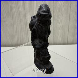 ANTIOUE CAST IRON SANTA CLAUS DOOR STOP FIGURE 5 1/2 Paper weight