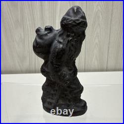 ANTIOUE CAST IRON SANTA CLAUS DOOR STOP FIGURE 5 1/2 Paper weight