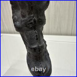 ANTIOUE CAST IRON SANTA CLAUS DOOR STOP FIGURE 5 1/2 Paper weight