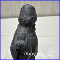 ANTIOUE CAST IRON SANTA CLAUS DOOR STOP FIGURE 5 1/2 Paper weight