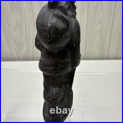 ANTIOUE CAST IRON SANTA CLAUS DOOR STOP FIGURE 5 1/2 Paper weight
