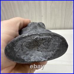 ANTIOUE CAST IRON SANTA CLAUS DOOR STOP FIGURE 5 1/2 Paper weight