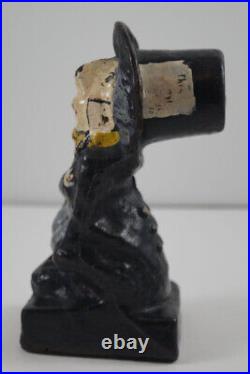 ANTIQUE ALICE IN WONDERLAND'S MAD HATTER CAST IRON DOORSTOP 1920's ANTIQUE ALICE IN WONDERLAND'S MAD HATTER CAST IRON DOORSTOP 1920's