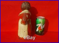 ANTIQUE BIG RED HUBLEY MAMMY CAST IRON DOORSTOP With SUPER LOW START! MUST SEE