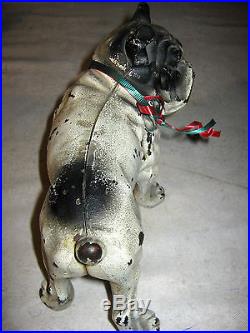 Antique Hubley Cast Iron English Bulldog Art Statue Sculpture Dog Door Doorstop