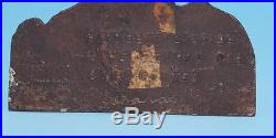 ANTIQUE LITTLE BLACK SAMBO CAST IRON DOORSTOP LAKE GENEVA WISCONSIN CIRCA 1920's