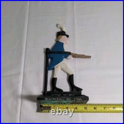 ANTIQUE Little Heiskell Hagerstown MD Soldier 1760 Cast Iron Doorstop