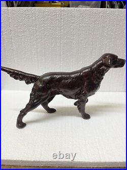 ANTIQUE VINTAGE Springer Spaniel Irish Setter POINTER DOG Hubley Voss