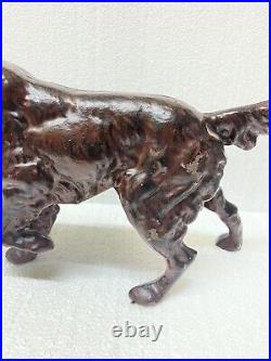 ANTIQUE VINTAGE Springer Spaniel Irish Setter POINTER DOG Hubley Voss