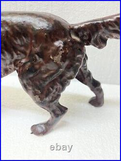 ANTIQUE VINTAGE Springer Spaniel Irish Setter POINTER DOG Hubley Voss