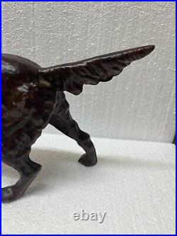 ANTIQUE VINTAGE Springer Spaniel Irish Setter POINTER DOG Hubley Voss