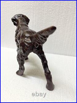 ANTIQUE VINTAGE Springer Spaniel Irish Setter POINTER DOG Hubley Voss