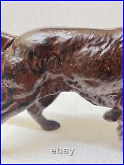 ANTIQUE VINTAGE Springer Spaniel Irish Setter POINTER DOG Hubley Voss
