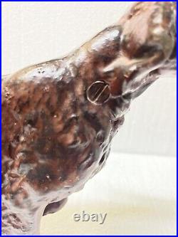 ANTIQUE VINTAGE Springer Spaniel Irish Setter POINTER DOG Hubley Voss