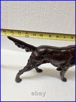 ANTIQUE VINTAGE Springer Spaniel Irish Setter POINTER DOG Hubley Voss