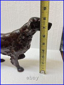 ANTIQUE VINTAGE Springer Spaniel Irish Setter POINTER DOG Hubley Voss