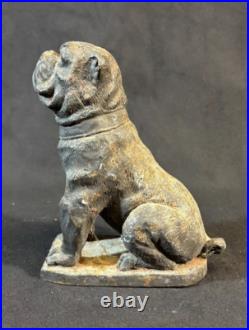 ANTIQUE VINTAGE c. 1910 BULLDOG DOORSTOP ANTIQUE VINTAGE c. 1910 BULLDOG DOORSTOP
