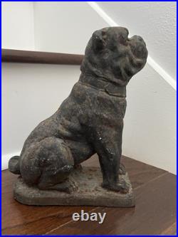 ANTIQUE VINTAGE c. 1910 BULLDOG DOORSTOP ANTIQUE VINTAGE c. 1910 BULLDOG DOORSTOP