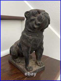 ANTIQUE VINTAGE c. 1910 BULLDOG DOORSTOP ANTIQUE VINTAGE c. 1910 BULLDOG DOORSTOP