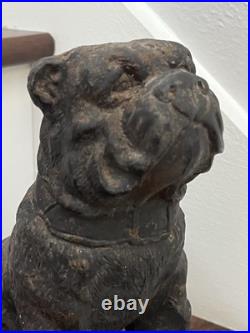 ANTIQUE VINTAGE c. 1910 BULLDOG DOORSTOP ANTIQUE VINTAGE c. 1910 BULLDOG DOORSTOP