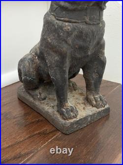ANTIQUE VINTAGE c. 1910 BULLDOG DOORSTOP ANTIQUE VINTAGE c. 1910 BULLDOG DOORSTOP