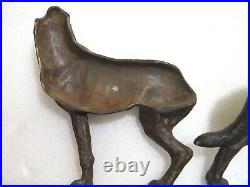 Aantique Hubley Cast Iron Police Guard Dog German Shepard Gun Statue Doorstop Aantique Hubley Cast Iron Police Guard Dog German Shepard Gun Statue Doorstop