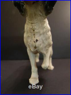 All Original Antique HUBLEY Dog Cast Iron DOORSTOP 1920