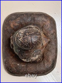 Antique 1920's Hubley Japanese Takeo Boy on Cushion Cast Iron Doorstop #61 Antique 1920's Hubley Japanese Takeo Boy on Cushion Cast Iron Doorstop #61