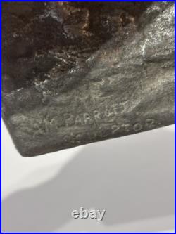 Antique 1924 AM Greenblatt Studios Cast Iron THE CONSTITUTION Ship Door Stop