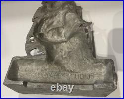 Antique 1924 AM Greenblatt Studios Cast Iron THE CONSTITUTION Ship Door Stop