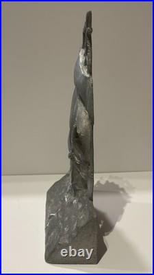 Antique 1924 AM Greenblatt Studios Cast Iron THE CONSTITUTION Ship Door Stop